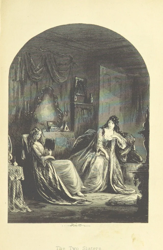 An illustration from Roland Cashel. With illustrations by Phiz [i.e. H. K. Browne, 1850, leaf 75