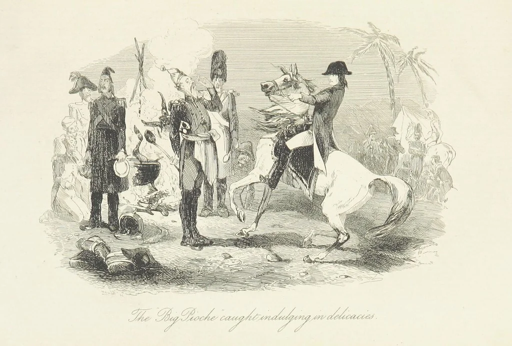 An illustration from Tom Burke of “Ours.” ... With illustrations by Phiz, 1892, leaf 469
