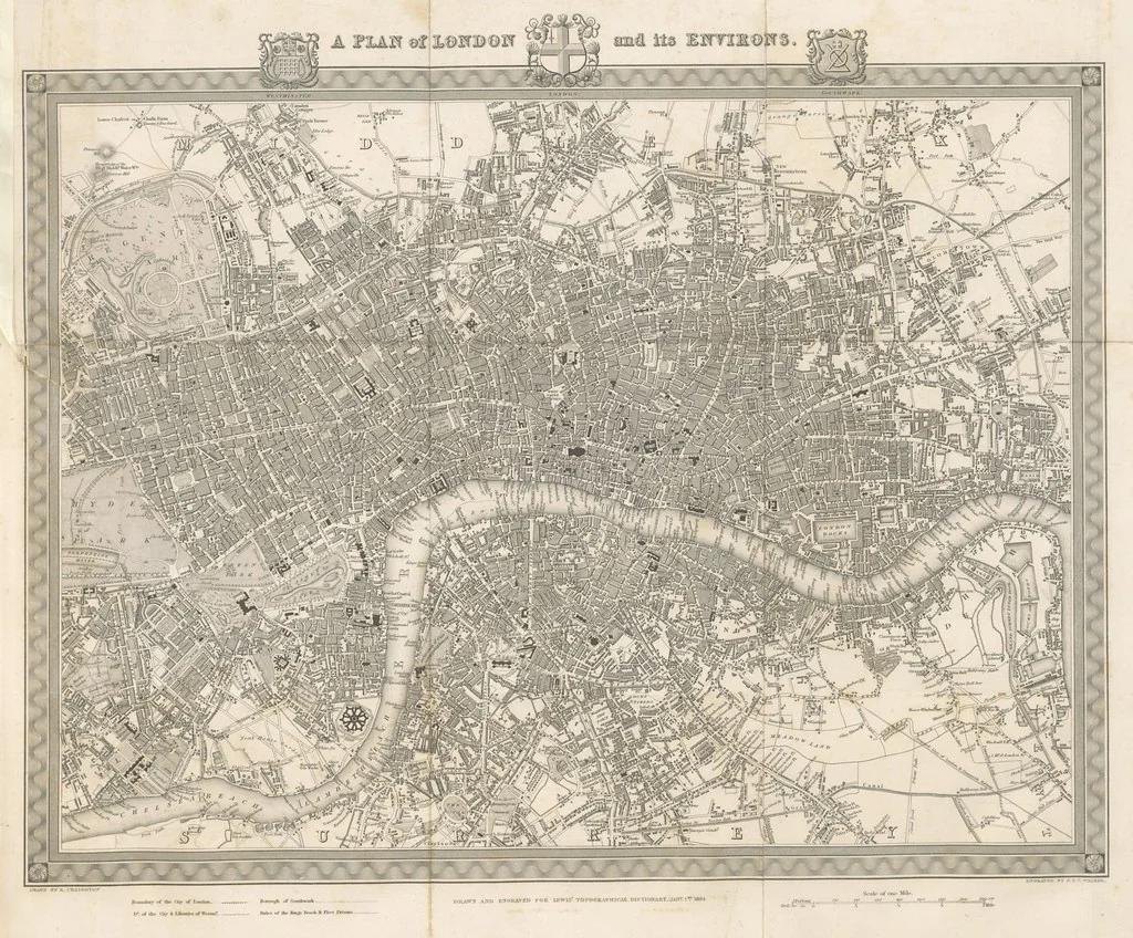 An illustration from A Topographical Dictionary of England ... and the Islands of Guernsey, Jersey and Man ... with maps ... and a plan of London, etc, 1835, leaf 127