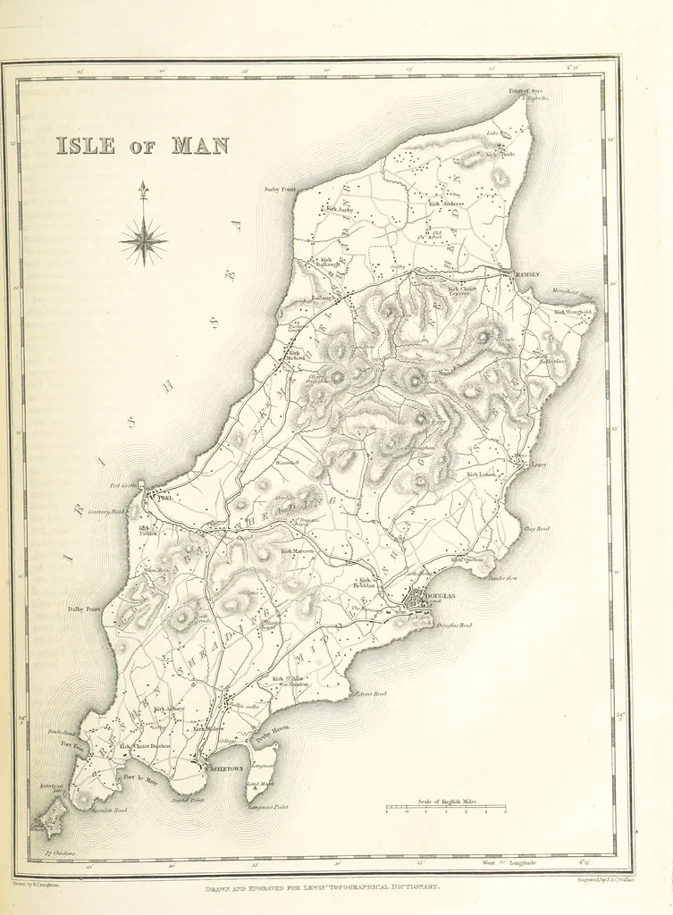 An illustration from A Topographical Dictionary of England ... and the Islands of Guernsey, Jersey and Man ... with maps ... and a plan of London, etc, 1835, leaf 221