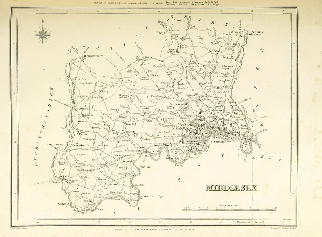 An illustration from A Topographical Dictionary of England ... and the Islands of Guernsey, Jersey and Man ... with maps ... and a plan of London, etc, 1835, leaf 299