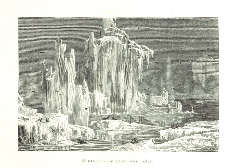 An illustration from L'Espace céleste et la nature tropicale, description physique de l'univers ... préface de M. Babinet, dessins de Yan' Dargent, 1866, leaf 121