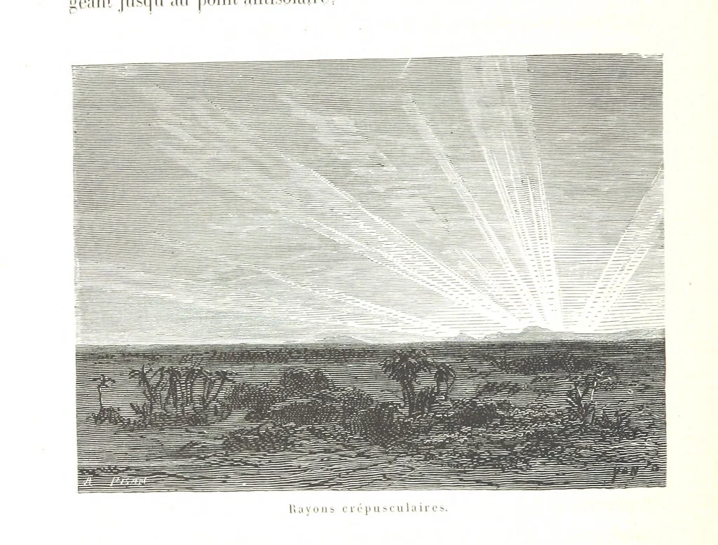 An illustration from L'Espace céleste et la nature tropicale, description physique de l'univers ... préface de M. Babinet, dessins de Yan' Dargent, 1866, leaf 132