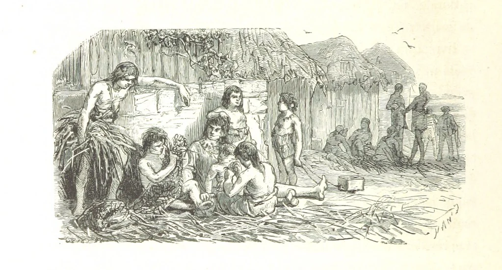 An illustration from L'Espace céleste et la nature tropicale, description physique de l'univers ... préface de M. Babinet, dessins de Yan' Dargent, 1866, leaf 144