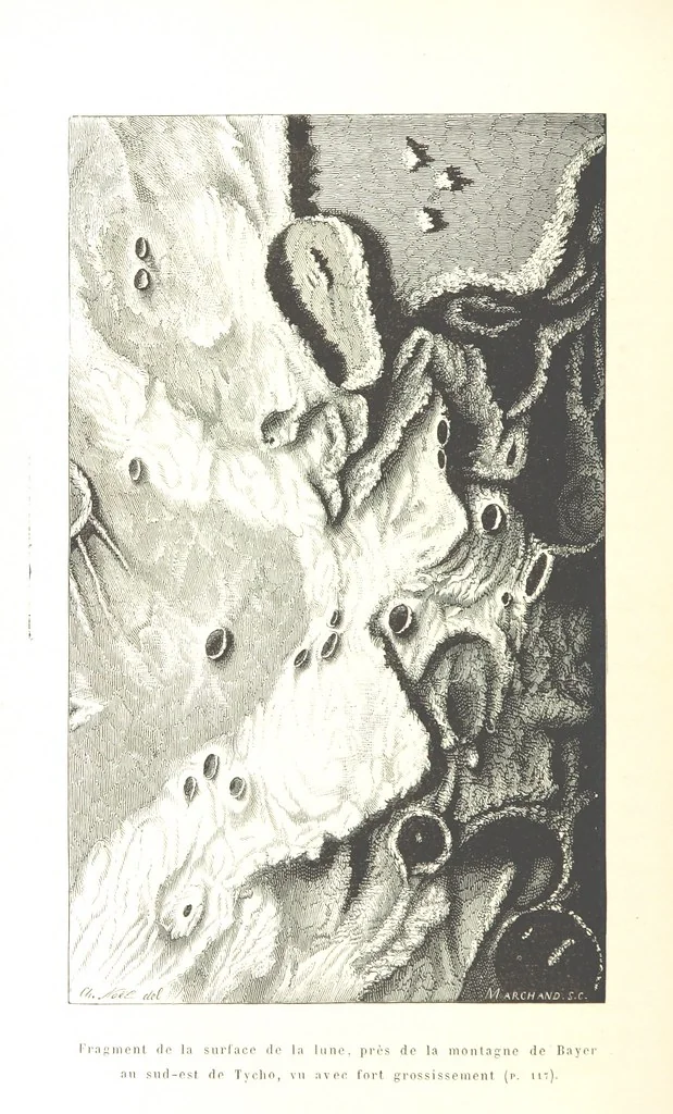An illustration from L'Espace céleste et la nature tropicale, description physique de l'univers ... préface de M. Babinet, dessins de Yan' Dargent, 1866, leaf 160