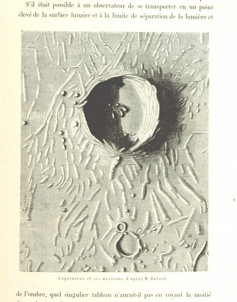 An illustration from L'Espace céleste et la nature tropicale, description physique de l'univers ... préface de M. Babinet, dessins de Yan' Dargent, 1866, leaf 167