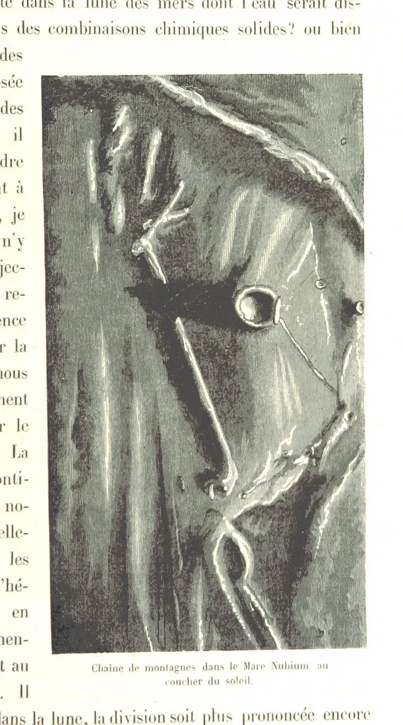 An illustration from L'Espace céleste et la nature tropicale, description physique de l'univers ... préface de M. Babinet, dessins de Yan' Dargent, 1866, leaf 173