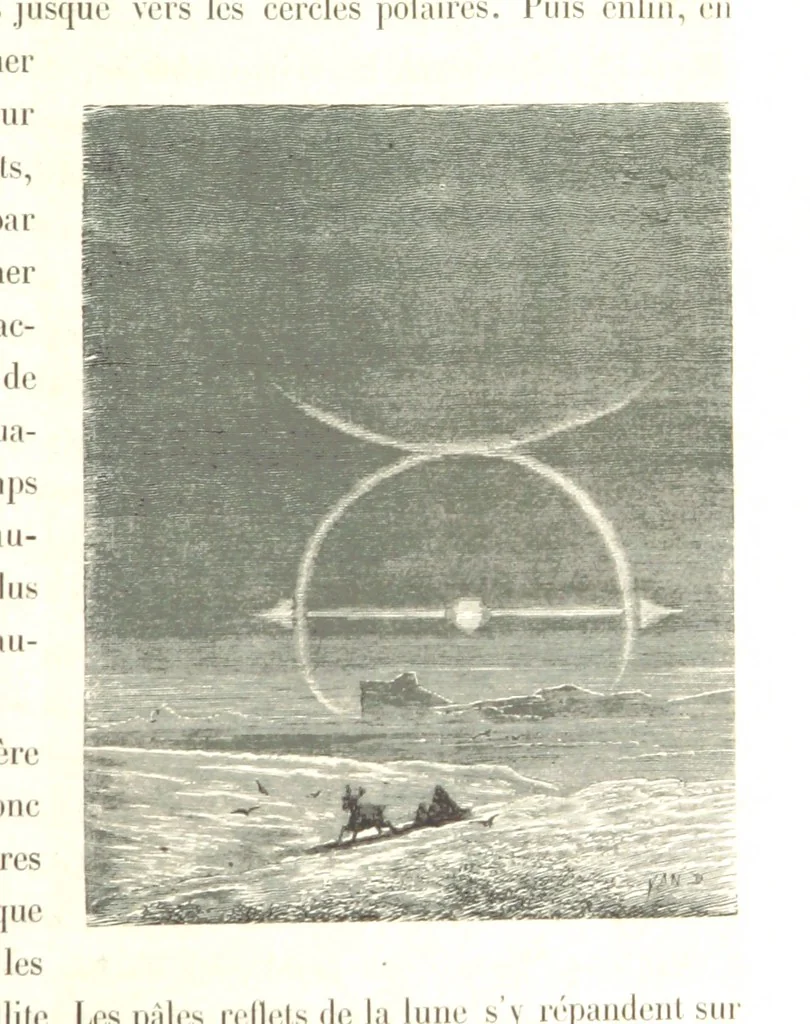 An illustration from L'Espace céleste et la nature tropicale, description physique de l'univers ... préface de M. Babinet, dessins de Yan' Dargent, 1866, leaf 177