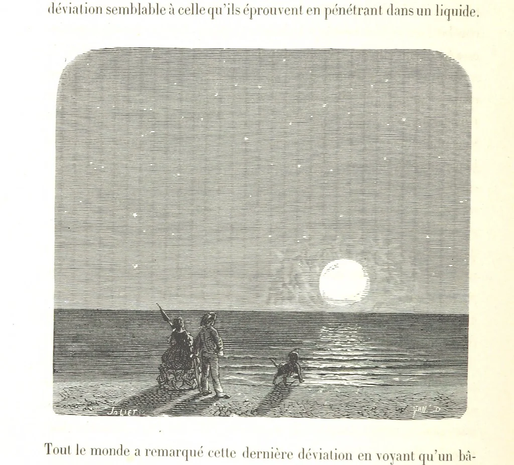 An illustration from L'Espace céleste et la nature tropicale, description physique de l'univers ... préface de M. Babinet, dessins de Yan' Dargent, 1866, leaf 190