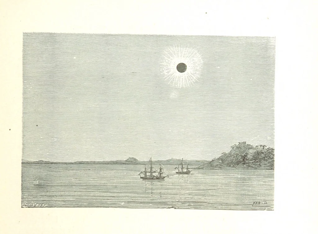 An illustration from L'Espace céleste et la nature tropicale, description physique de l'univers ... préface de M. Babinet, dessins de Yan' Dargent, 1866, leaf 199