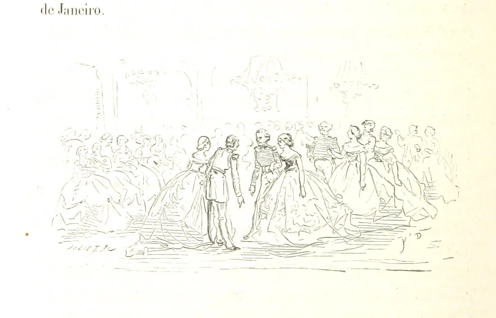 An illustration from L'Espace céleste et la nature tropicale, description physique de l'univers ... préface de M. Babinet, dessins de Yan' Dargent, 1866, leaf 214