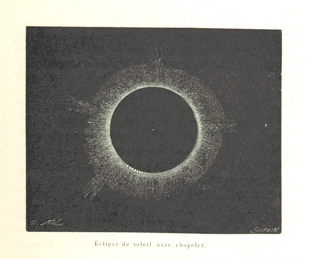 An illustration from L'Espace céleste et la nature tropicale, description physique de l'univers ... préface de M. Babinet, dessins de Yan' Dargent, 1866, leaf 215