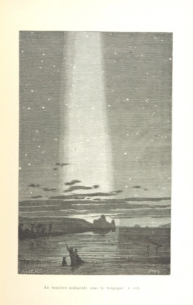 An illustration from L'Espace céleste et la nature tropicale, description physique de l'univers ... préface de M. Babinet, dessins de Yan' Dargent, 1866, leaf 235
