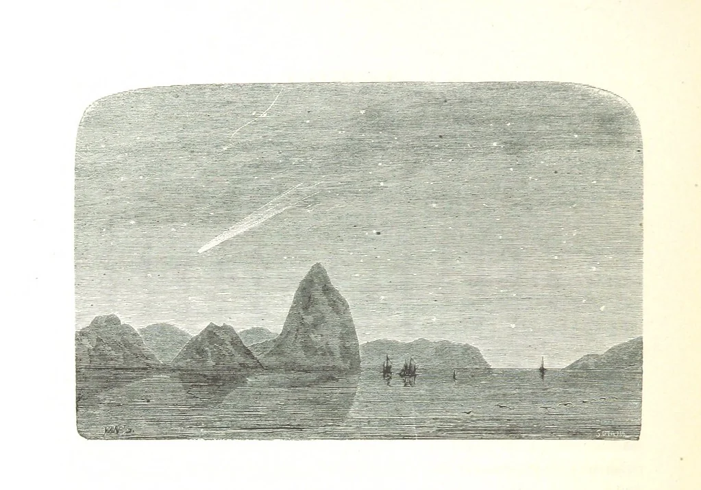 An illustration from L'Espace céleste et la nature tropicale, description physique de l'univers ... préface de M. Babinet, dessins de Yan' Dargent, 1866, leaf 254