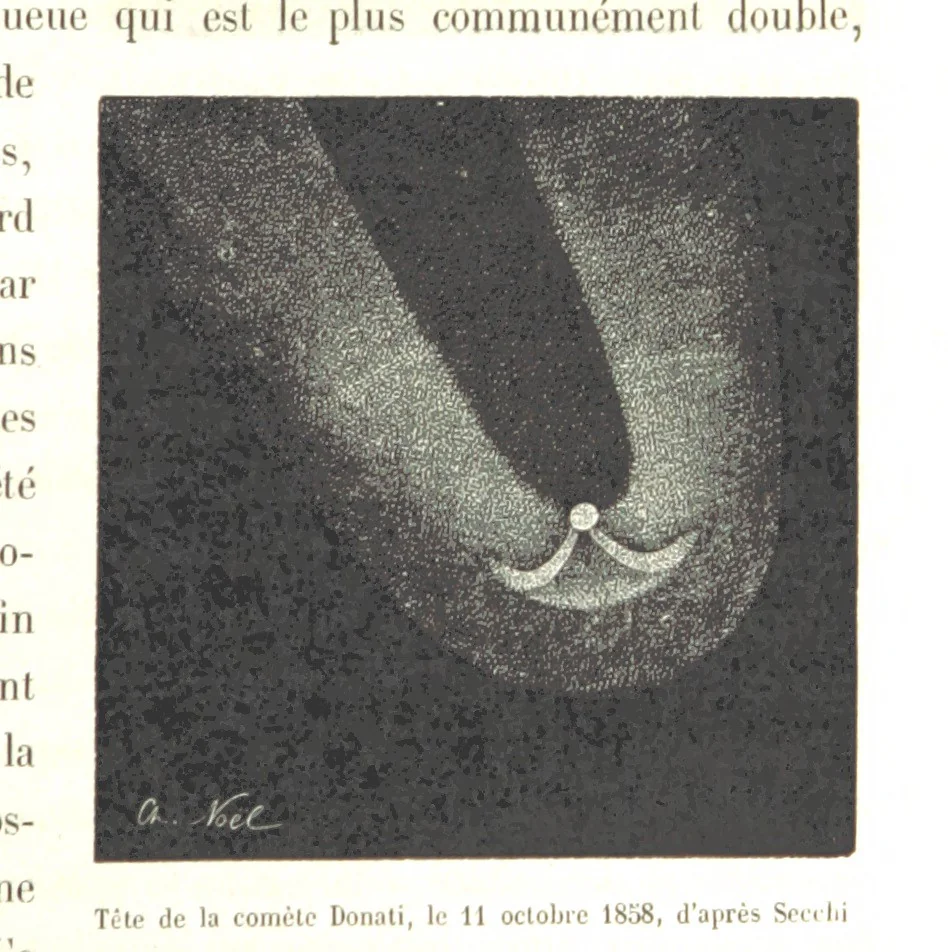 An illustration from L'Espace céleste et la nature tropicale, description physique de l'univers ... préface de M. Babinet, dessins de Yan' Dargent, 1866, leaf 257