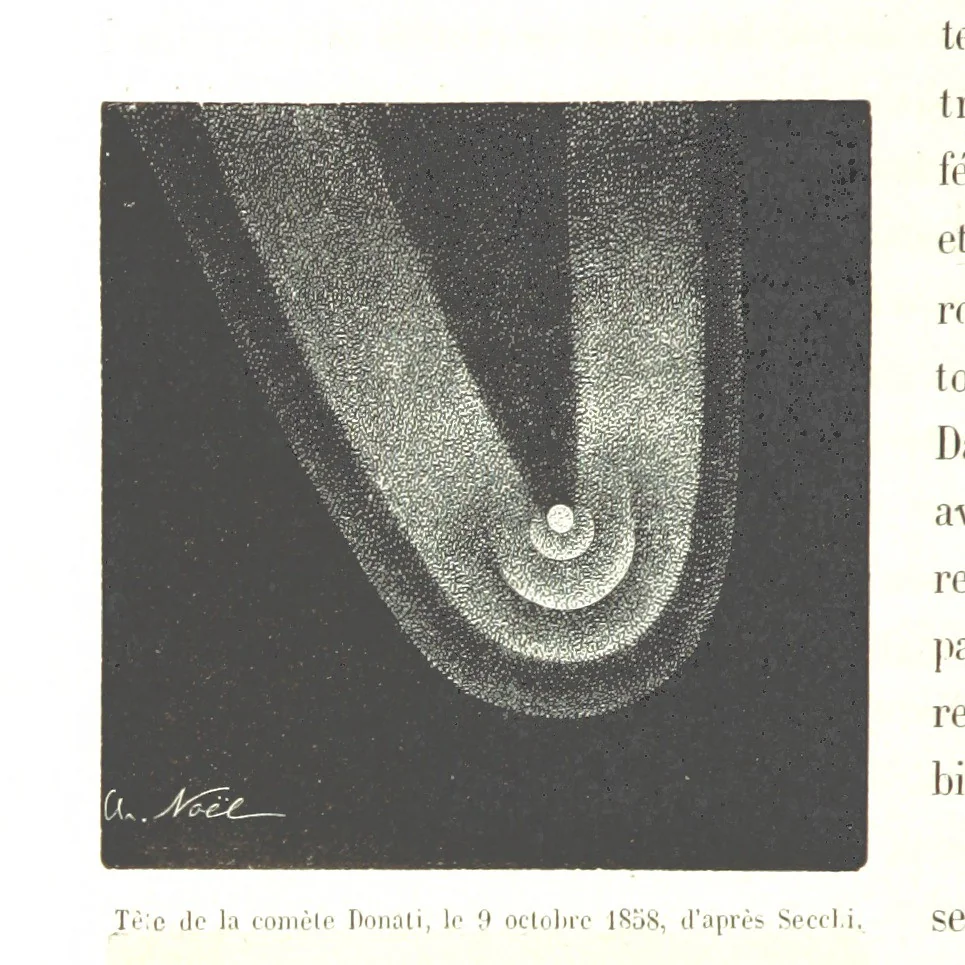 An illustration from L'Espace céleste et la nature tropicale, description physique de l'univers ... préface de M. Babinet, dessins de Yan' Dargent, 1866, leaf 258