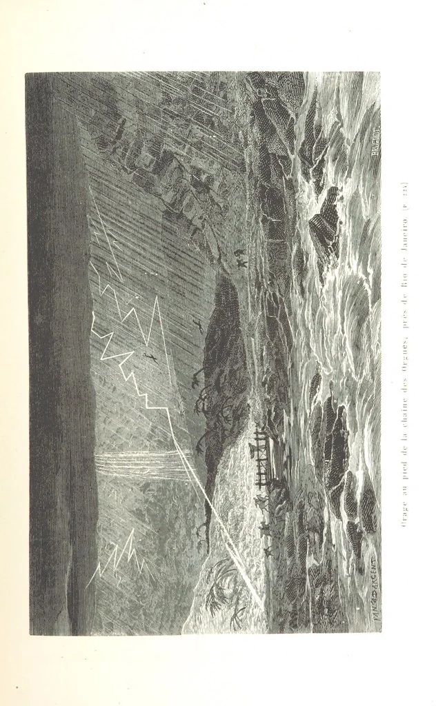 An illustration from L'Espace céleste et la nature tropicale, description physique de l'univers ... préface de M. Babinet, dessins de Yan' Dargent, 1866, leaf 285