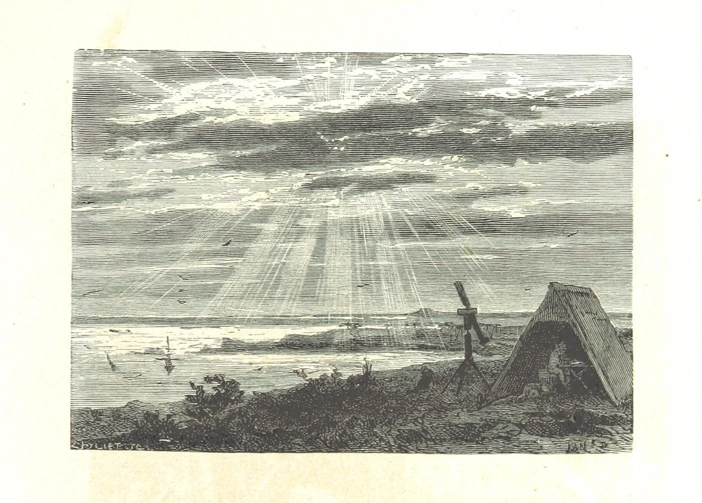 An illustration from L'Espace céleste et la nature tropicale, description physique de l'univers ... préface de M. Babinet, dessins de Yan' Dargent, 1866, leaf 29