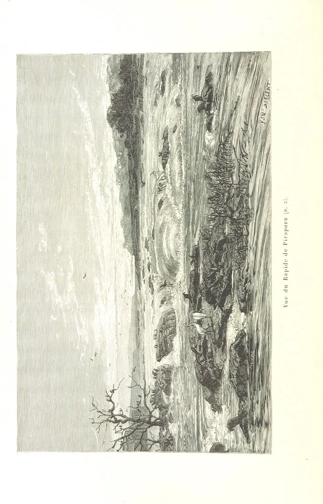 An illustration from L'Espace céleste et la nature tropicale, description physique de l'univers ... préface de M. Babinet, dessins de Yan' Dargent, 1866, leaf 32