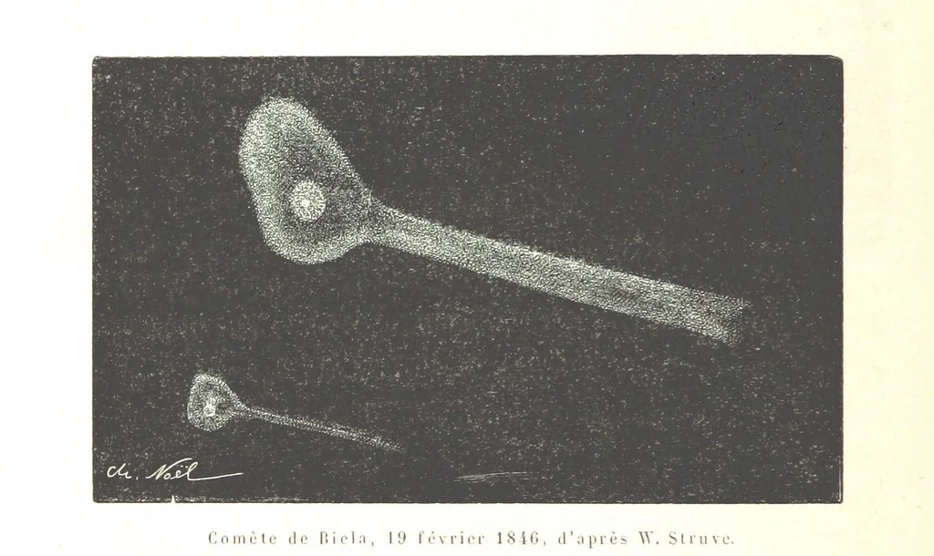 An illustration from L'Espace céleste et la nature tropicale, description physique de l'univers ... préface de M. Babinet, dessins de Yan' Dargent, 1866, leaf 340