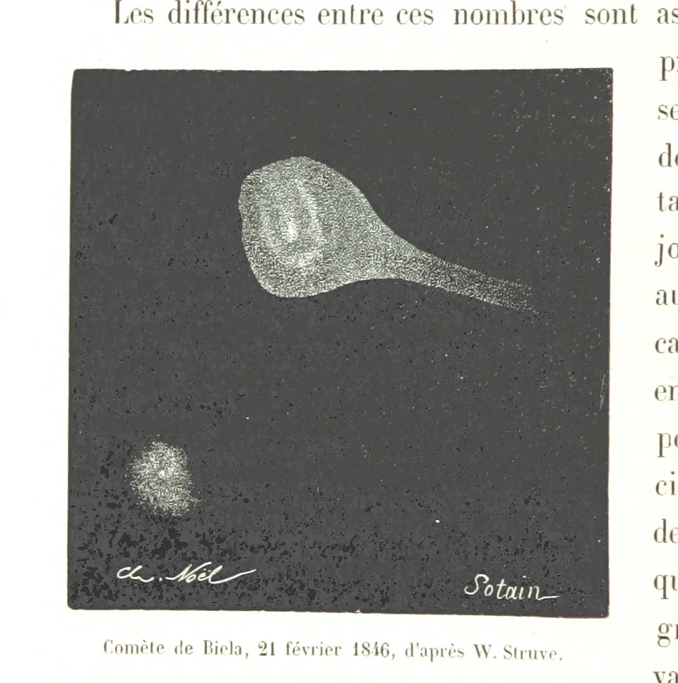 An illustration from L'Espace céleste et la nature tropicale, description physique de l'univers ... préface de M. Babinet, dessins de Yan' Dargent, 1866, leaf 342