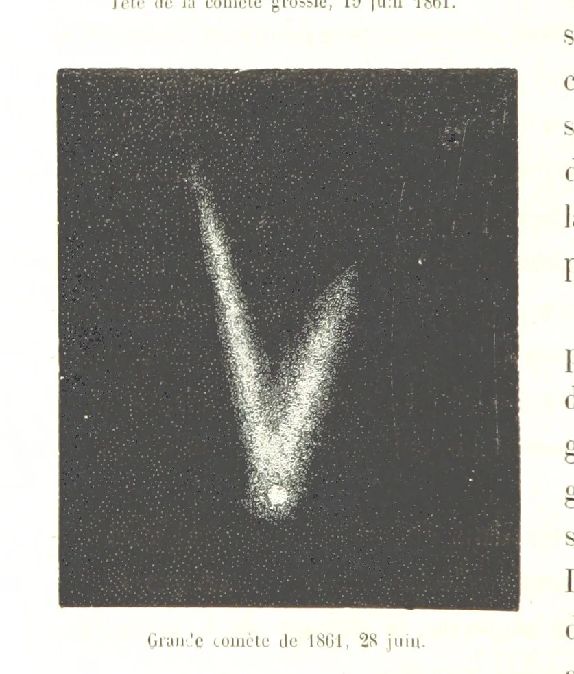 An illustration from L'Espace céleste et la nature tropicale, description physique de l'univers ... préface de M. Babinet, dessins de Yan' Dargent, 1866, leaf 370