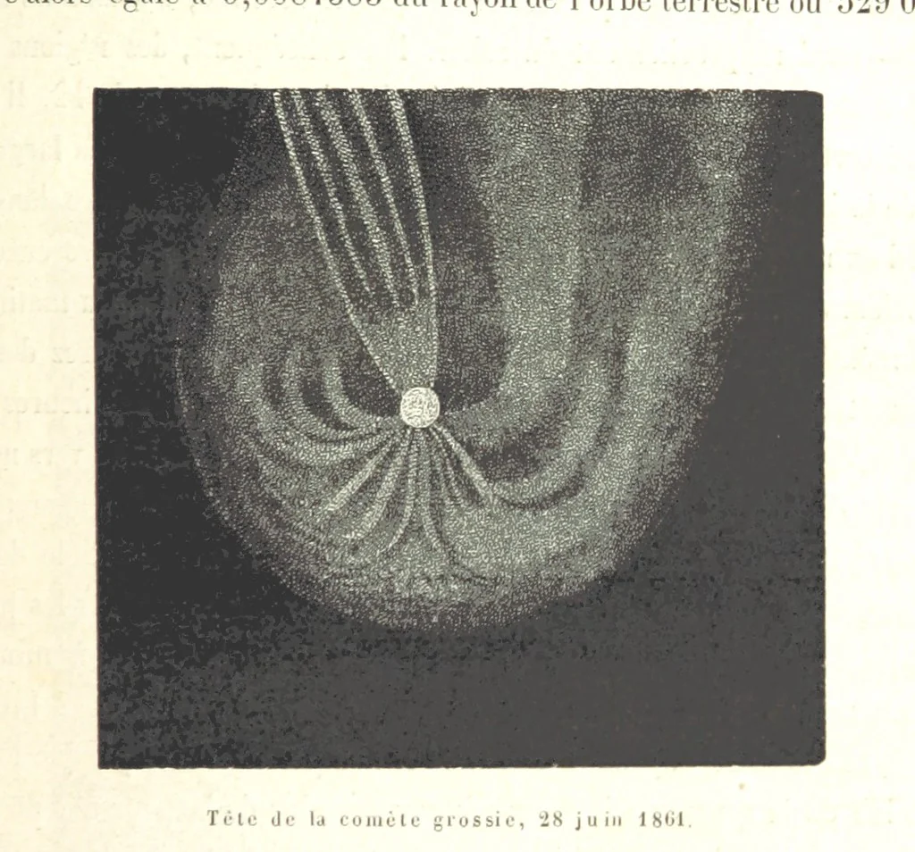An illustration from L'Espace céleste et la nature tropicale, description physique de l'univers ... préface de M. Babinet, dessins de Yan' Dargent, 1866, leaf 373
