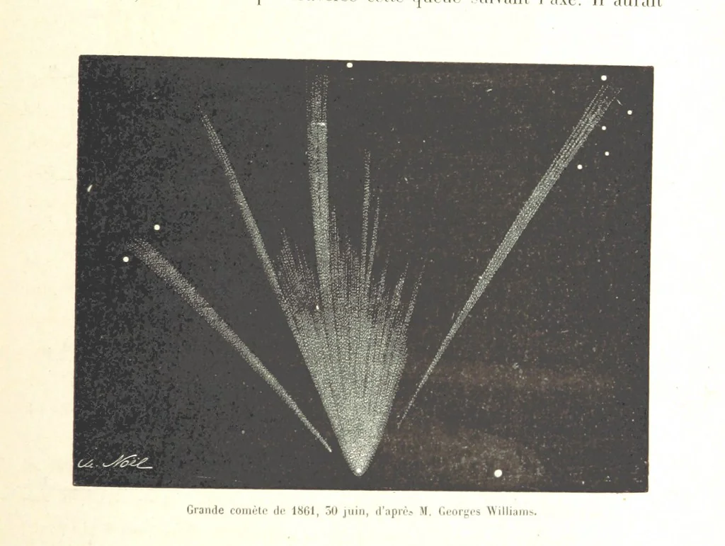 An illustration from L'Espace céleste et la nature tropicale, description physique de l'univers ... préface de M. Babinet, dessins de Yan' Dargent, 1866, leaf 375