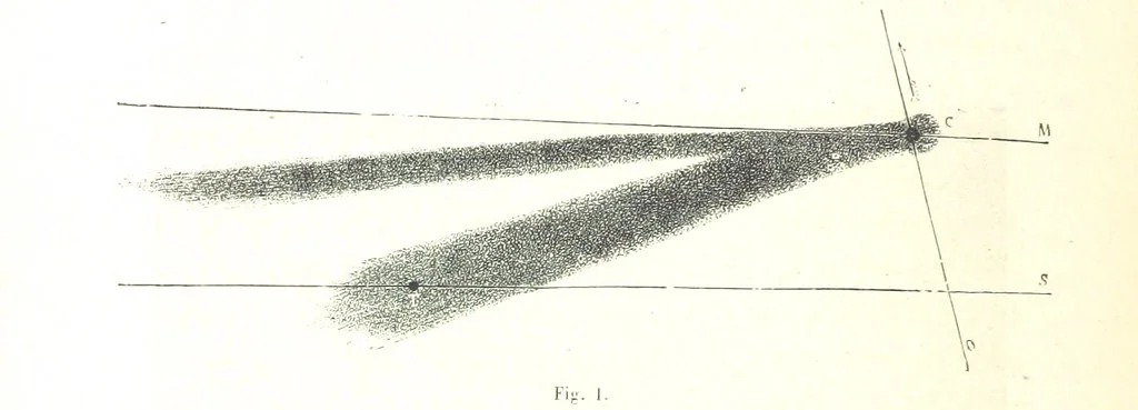 An illustration from L'Espace céleste et la nature tropicale, description physique de l'univers ... préface de M. Babinet, dessins de Yan' Dargent, 1866, leaf 376