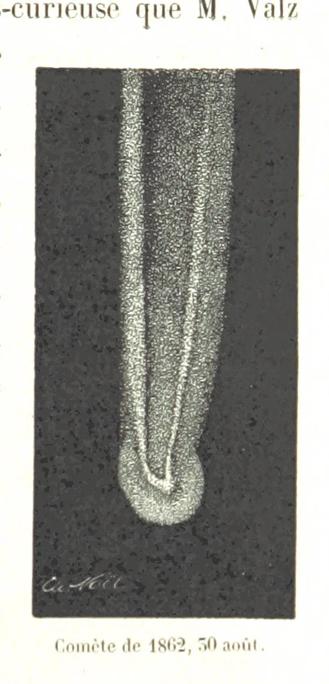 An illustration from L'Espace céleste et la nature tropicale, description physique de l'univers ... préface de M. Babinet, dessins de Yan' Dargent, 1866, leaf 383