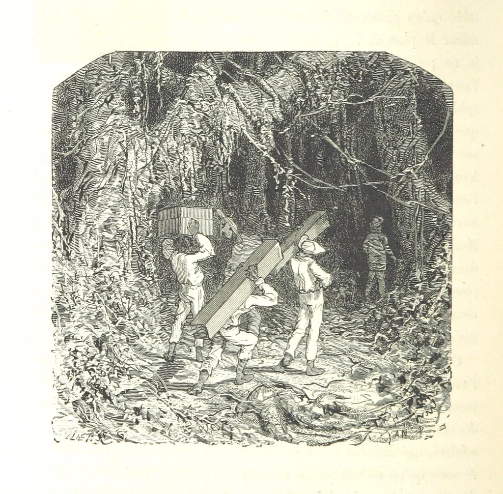 An illustration from L'Espace céleste et la nature tropicale, description physique de l'univers ... préface de M. Babinet, dessins de Yan' Dargent, 1866, leaf 384