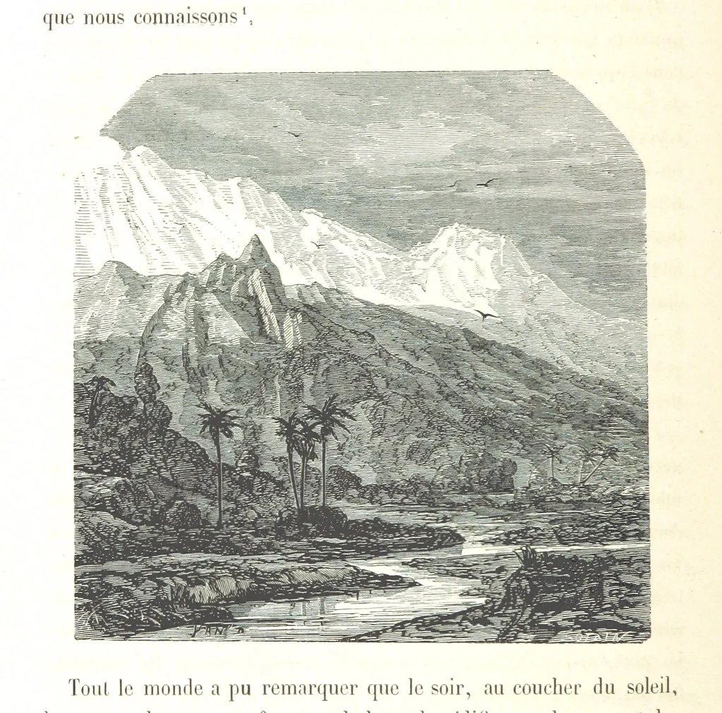An illustration from L'Espace céleste et la nature tropicale, description physique de l'univers ... préface de M. Babinet, dessins de Yan' Dargent, 1866, leaf 416