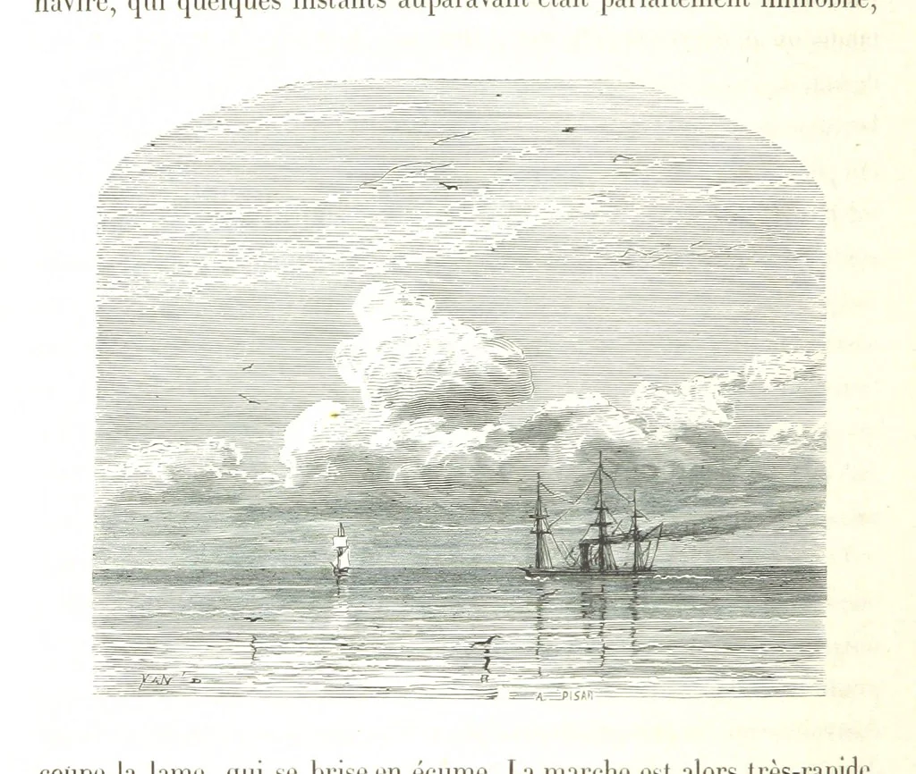 An illustration from L'Espace céleste et la nature tropicale, description physique de l'univers ... préface de M. Babinet, dessins de Yan' Dargent, 1866, leaf 442