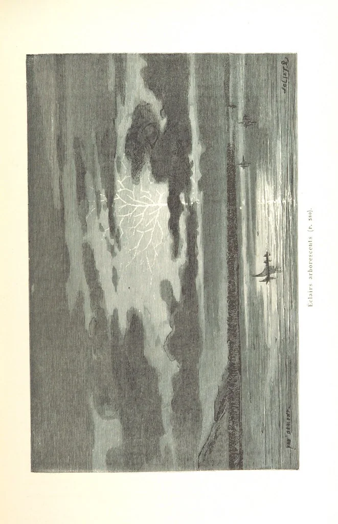 An illustration from L'Espace céleste et la nature tropicale, description physique de l'univers ... préface de M. Babinet, dessins de Yan' Dargent, 1866, leaf 453
