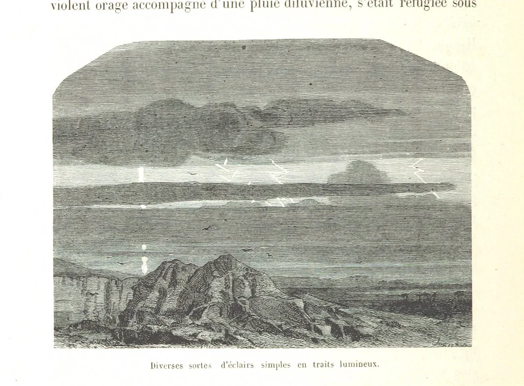 An illustration from L'Espace céleste et la nature tropicale, description physique de l'univers ... préface de M. Babinet, dessins de Yan' Dargent, 1866, leaf 458