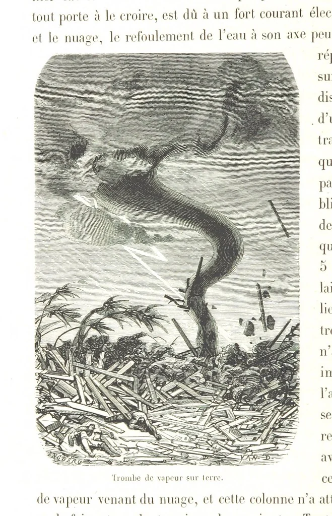 An illustration from L'Espace céleste et la nature tropicale, description physique de l'univers ... préface de M. Babinet, dessins de Yan' Dargent, 1866, leaf 468