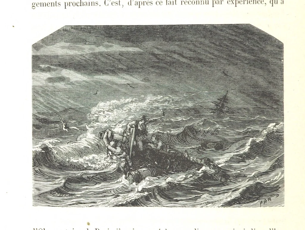 An illustration from L'Espace céleste et la nature tropicale, description physique de l'univers ... préface de M. Babinet, dessins de Yan' Dargent, 1866, leaf 484