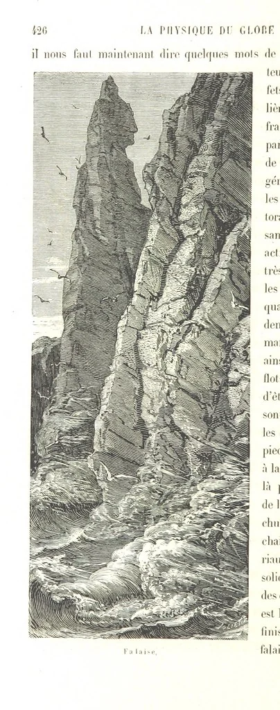 An illustration from L'Espace céleste et la nature tropicale, description physique de l'univers ... préface de M. Babinet, dessins de Yan' Dargent, 1866, leaf 508