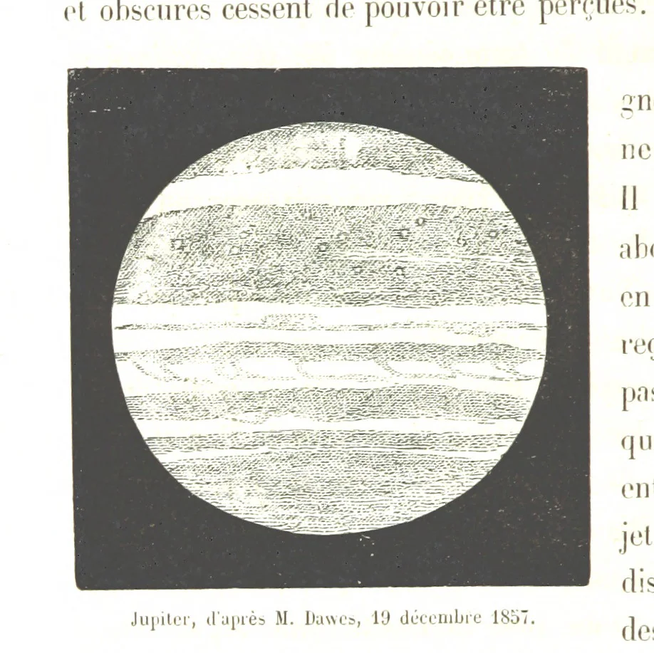 An illustration from L'Espace céleste et la nature tropicale, description physique de l'univers ... préface de M. Babinet, dessins de Yan' Dargent, 1866, leaf 552