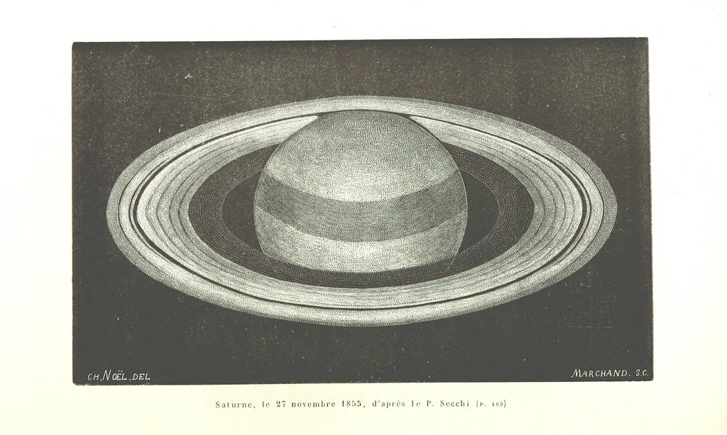 An illustration from L'Espace céleste et la nature tropicale, description physique de l'univers ... préface de M. Babinet, dessins de Yan' Dargent, 1866, leaf 558