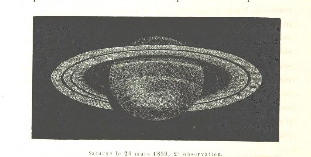An illustration from L'Espace céleste et la nature tropicale, description physique de l'univers ... préface de M. Babinet, dessins de Yan' Dargent, 1866, leaf 560