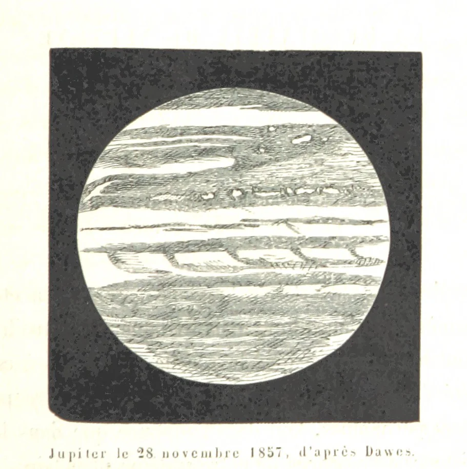 An illustration from L'Espace céleste et la nature tropicale, description physique de l'univers ... préface de M. Babinet, dessins de Yan' Dargent, 1866, leaf 567