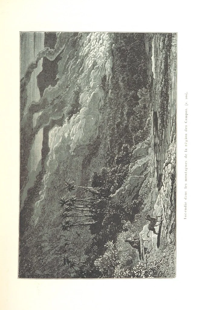 An illustration from L'Espace céleste et la nature tropicale, description physique de l'univers ... préface de M. Babinet, dessins de Yan' Dargent, 1866, leaf 601