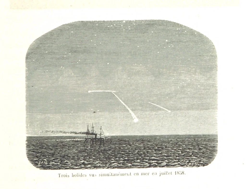 An illustration from L'Espace céleste et la nature tropicale, description physique de l'univers ... préface de M. Babinet, dessins de Yan' Dargent, 1866, leaf 629