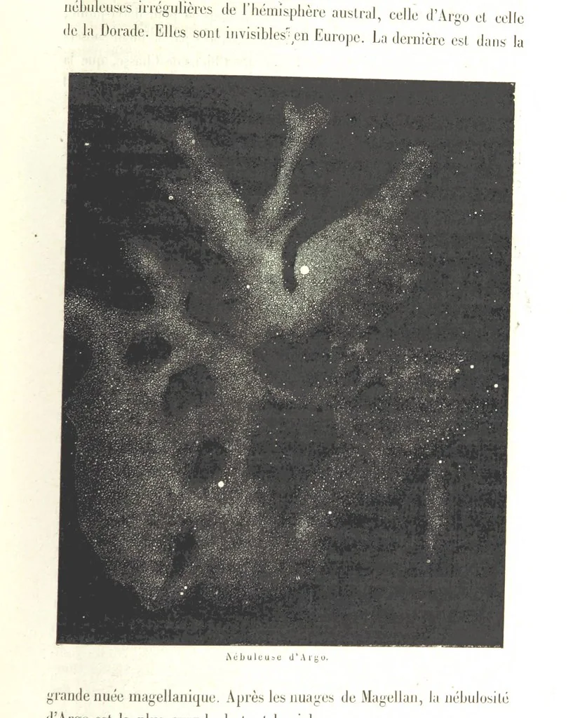 An illustration from L'Espace céleste et la nature tropicale, description physique de l'univers ... préface de M. Babinet, dessins de Yan' Dargent, 1866, leaf 643