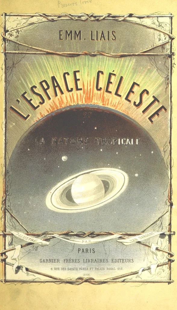 An illustration from L'Espace céleste et la nature tropicale, description physique de l'univers ... préface de M. Babinet, dessins de Yan' Dargent, 1866, leaf 7