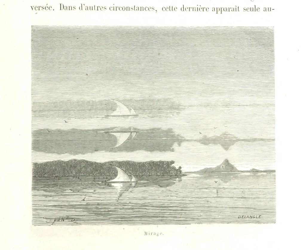 An illustration from L'Espace céleste et la nature tropicale, description physique de l'univers ... préface de M. Babinet, dessins de Yan' Dargent, 1866, leaf 705