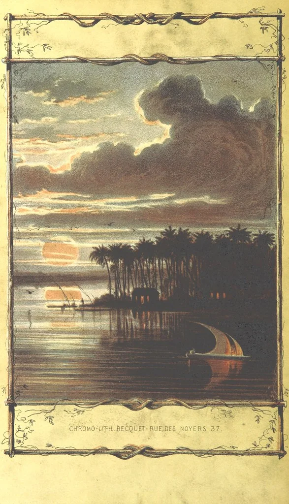 An illustration from L'Espace céleste et la nature tropicale, description physique de l'univers ... préface de M. Babinet, dessins de Yan' Dargent, 1866, leaf 714