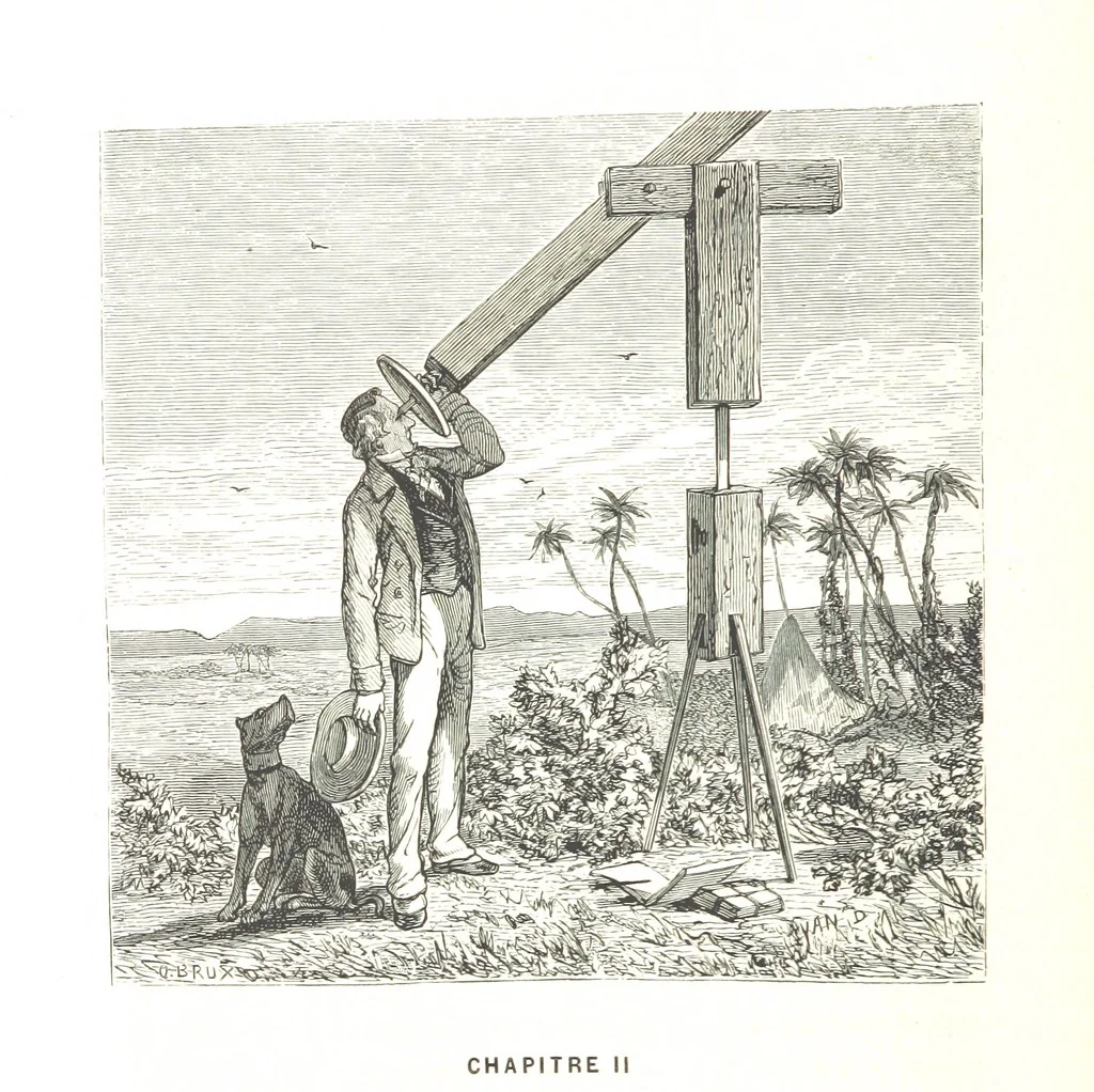 An illustration from L'Espace céleste et la nature tropicale, description physique de l'univers ... préface de M. Babinet, dessins de Yan' Dargent, 1866, leaf 78