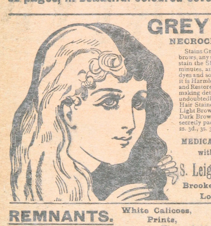 An illustration from Thrilling Life Stories for the Masses, 1892, leaf 108